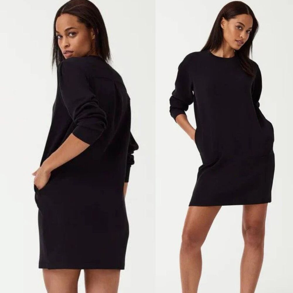 Spanx - AirEssentials Crew Neck Dress - Very Black size 1X